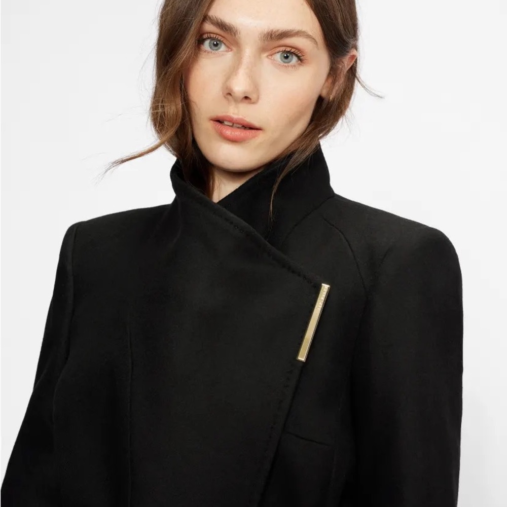 Ted Baker Short Wool Wrap Coat